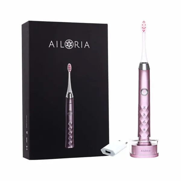 Ailoria SHINE BRIGHT Inkl. 2 Bürstenköpfe Pink - Schallzahnbürste 1 Ailoria SHINE BRIGHT Inkl. 2 Bürstenköpfe Pink - Schallzahnbürste