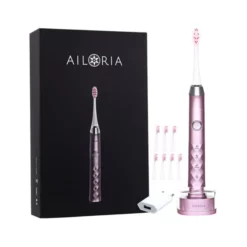 Ailoria SHINE BRIGHT Inkl. 8 Bürstenköpfe Pink - Schallzahnbürste