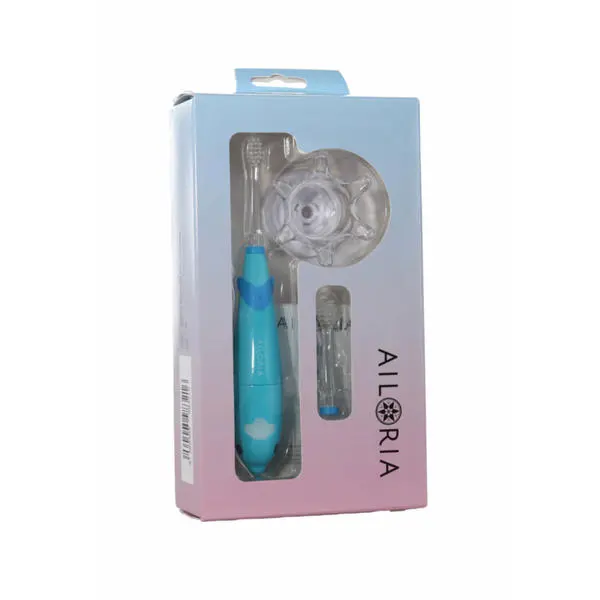 Ailoria BUBBLE BRUSH Inkl. 8x Bürstenköpfe Blau - Schallzahnbürste 2 Ailoria BUBBLE BRUSH Inkl. 8x Bürstenköpfe Blau - Schallzahnbürste - Image 2