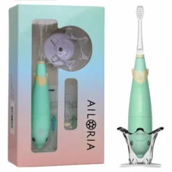 Ailoria BUBBLE BRUSH Inkl. 2x Bürstenköpfe Grün - Schallzahnbürste