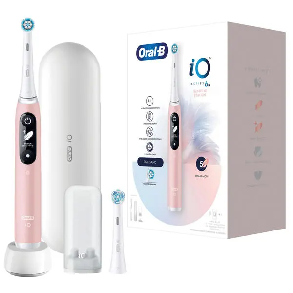 Oral-B IO 6 + Sensitive Pink - Elektrische Zahnbürste 2 Oral-B IO 6 + Sensitive Pink - Elektrische Zahnbürste - Image 2