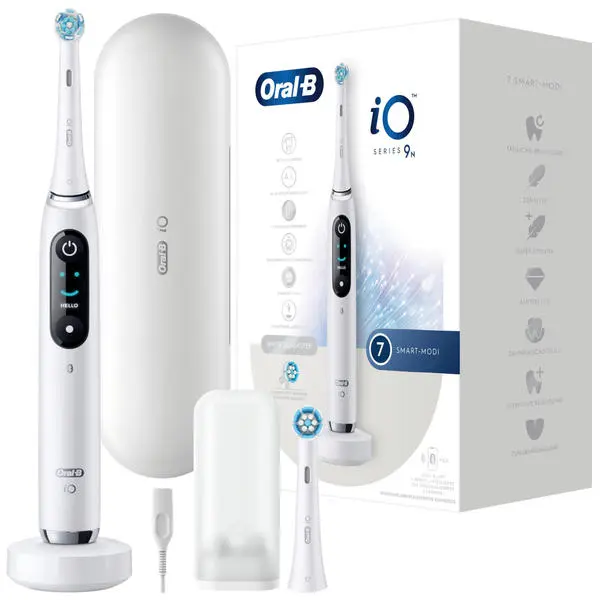 Oral-B IO 9 + Sensitive Weiss - Elektrische Zahnbürste 2 Oral-B IO 9 + Sensitive Weiss - Elektrische Zahnbürste - Image 2