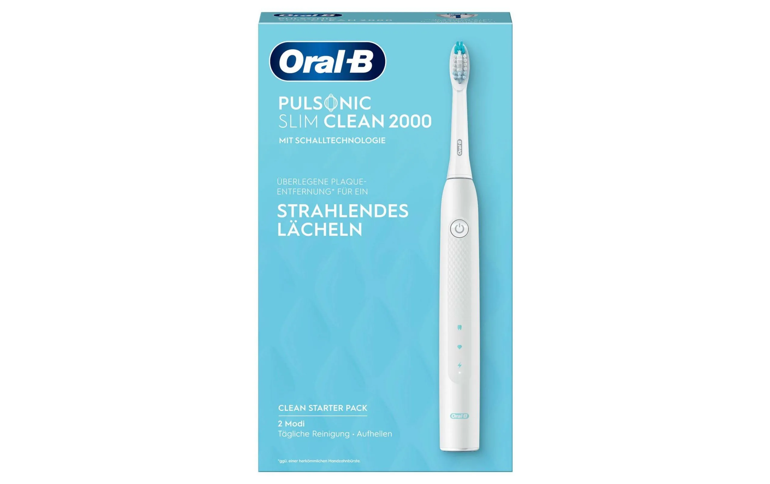 Oral-B Schallzahnbürste Pulsonic Slim Clean 2000 Weiss - Elektrische Zahnbürste 3 Oral-B Schallzahnbürste Pulsonic Slim Clean 2000 Weiss - Elektrische Zahnbürste - Image 3