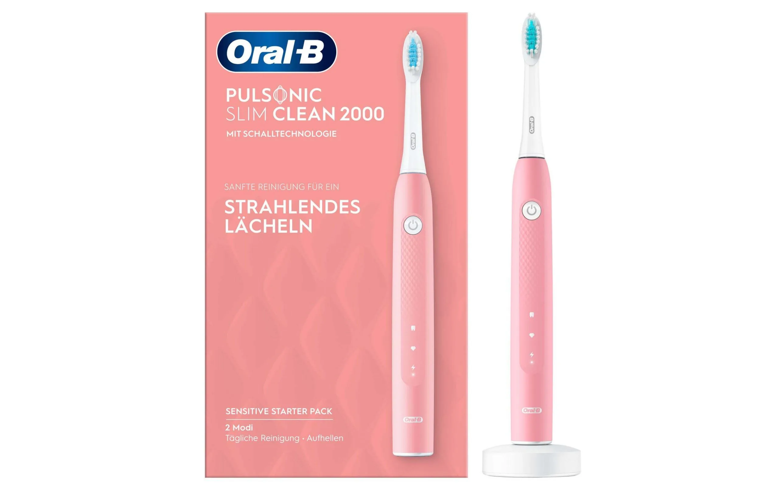 Oral-B Schallzahnbürste Pulsonic Slim Clean 2000 Pink - Elektrische Zahnbürste 2 Oral-B Schallzahnbürste Pulsonic Slim Clean 2000 Pink - Elektrische Zahnbürste - Image 2