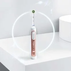 Oral-B Rotationszahnbürste Genius X Rosegold Rosegold - Elektrische Zahnbürste -Zahnpflege Verkäufe 1244925 3 5