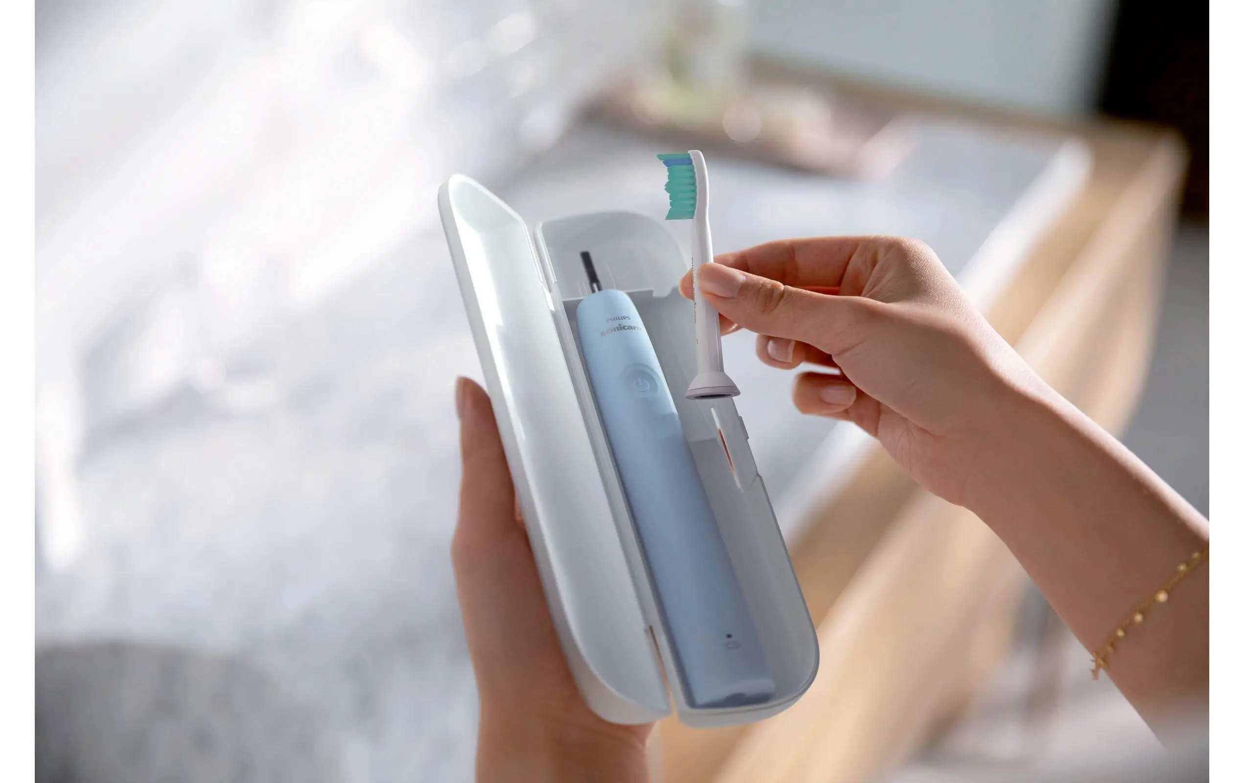 Philips Schallzahnbürste Sonicare Series 2100 HX3651/12 Blau - Elektrische Zahnbürste 3 Philips Schallzahnbürste Sonicare Series 2100 HX3651/12 Blau - Elektrische Zahnbürste - Image 3