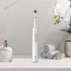 Oral-B Rotationszahnbürste Pro 3 3000 Sensitive Clean, Weiss - Elektrische Zahnbürste -Zahnpflege Verkäufe 1428667 3 5 scaled