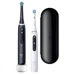 Oral-B Rotationszahnbürste IO Series 5 Schwarz/Weiss - Elektrische Zahnbürste