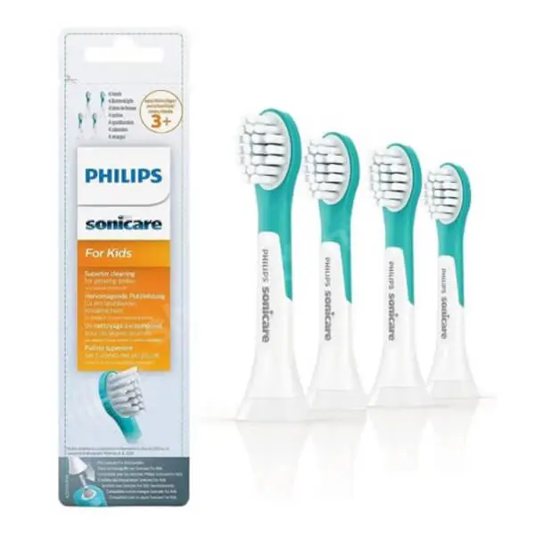 Philips Ersatzbürsten Für Kinder 4-6 J. HX6034/33, 4 Stück - Zubehör 1 Philips Ersatzbürsten Für Kinder 4-6 J. HX6034/33, 4 Stück - Zubehör