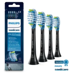 Philips Ersatzbürsten C3 Premium Plaque Defence HX9044/33, 4 Stück - Zubehör