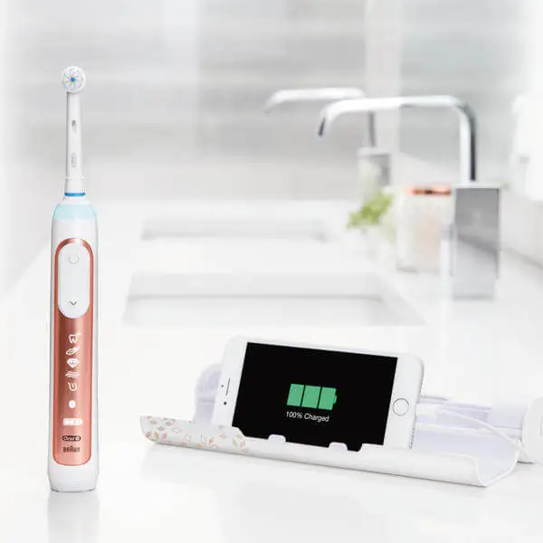 Oral-B GeniusX S Rosegold - Elektrische Zahnbürste 2 Oral-B GeniusX S Rosegold - Elektrische Zahnbürste - Image 2