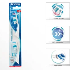 Trisa Ersatzzahnbürsten SonicPower Medium - Zubehör
