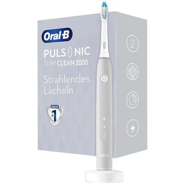 Oral-B Pulsonic Slim Clean 2000 Grey - Schallzahnbürste 2 Oral-B Pulsonic Slim Clean 2000 Grey - Schallzahnbürste - Image 2