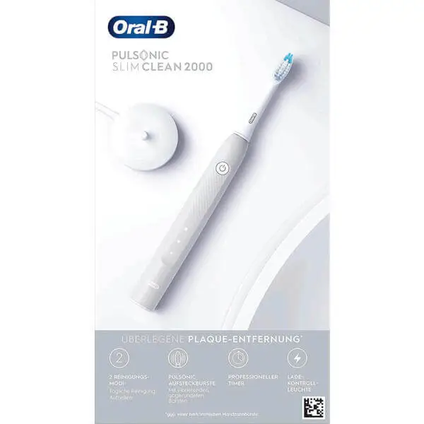 Oral-B Pulsonic Slim Clean 2000 Grey - Schallzahnbürste 3 Oral-B Pulsonic Slim Clean 2000 Grey - Schallzahnbürste - Image 3