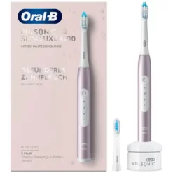 Oral-B Pulsonic Slim Luxe 4100 Rosegold - Schallzahnbürste -Zahnpflege Verkäufe 352666 3 d 1